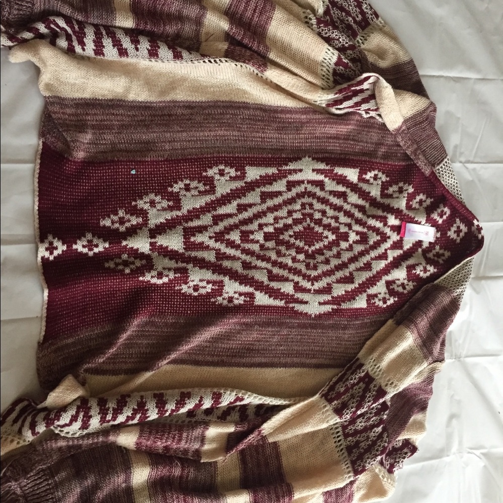 Tribal Print Cardigan